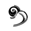 wave barrel tattoo design idea