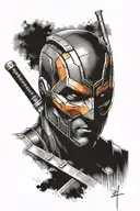 deathstroke tattoo design idea