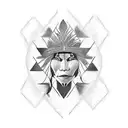 indigenous  tattoo design idea