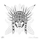 indigenous  tattoo design idea