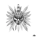 indigenous  tattoo design idea