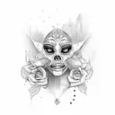 YANKEES BITCHES tattoo design idea