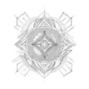 fine line tattoo design idea