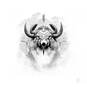 warrior boar tattoo design idea