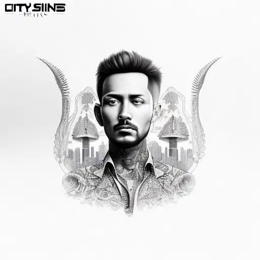 city skylines tattoo design idea