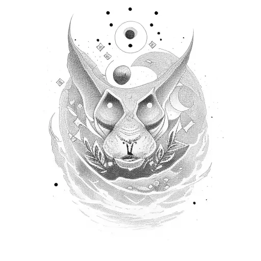 Do not go gentle into that good night tattoo design idea
