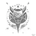 Do not go gentle into that good night tattoo design idea