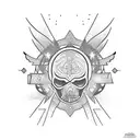 Do not go gentle into that good night tattoo design idea