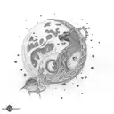 Do not go gentle into that good night tattoo design idea