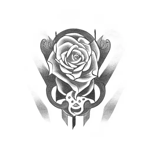 coffin  tattoo design idea