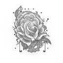 coffin  tattoo design idea