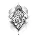 coffin  tattoo design idea