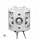 subwoofer tattoo design idea