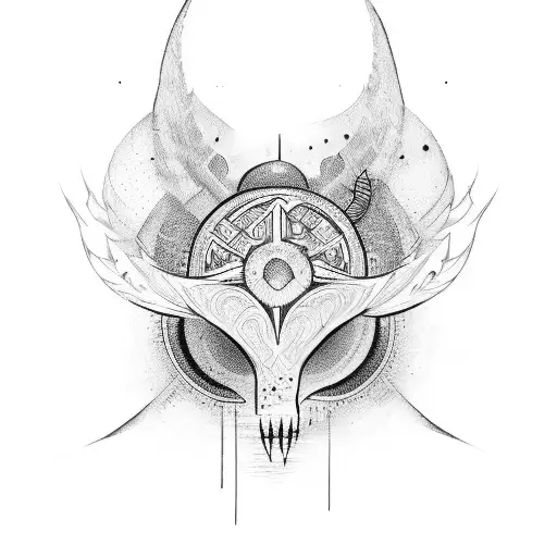 the word blessed  tattoo design idea