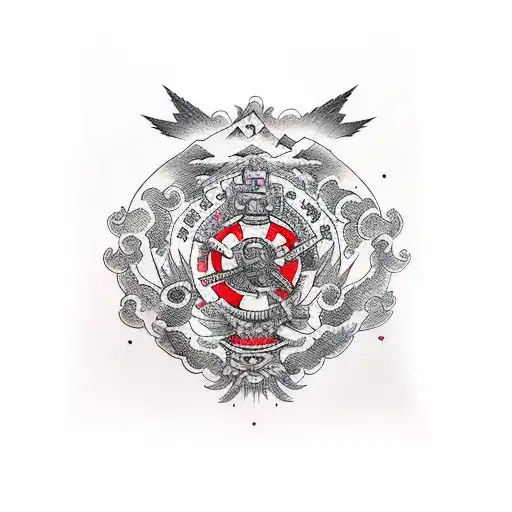 military tattoo design idea