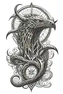 Kali Linux logo tattoo design idea