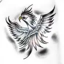 Phoenix tattoo design idea