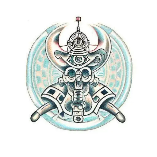 tlaloc tattoo design idea