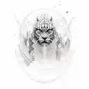 written fearless in a straight line tattoo design idea