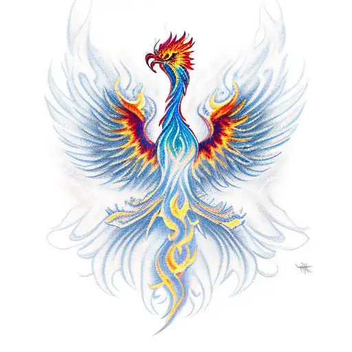 Phoenix tattoo design by Goliwog on DeviantArt