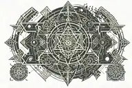 Blessed Omen tattoo design idea