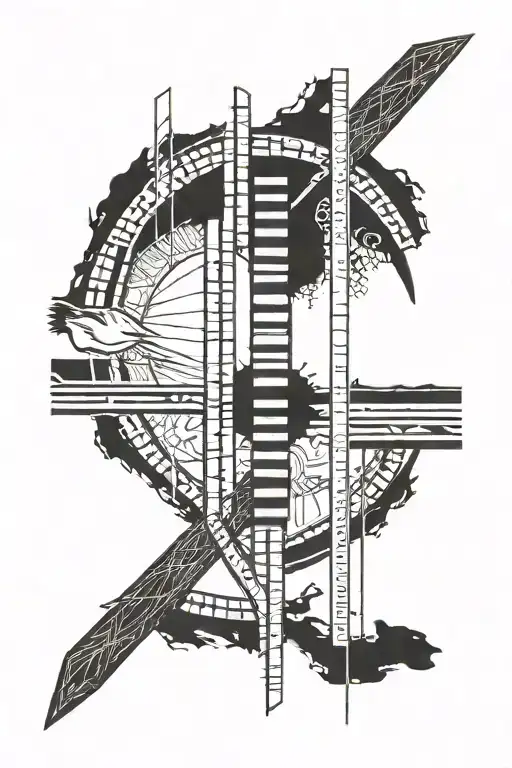 ciarrai in ogham writing poetry tattoo design idea