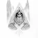 The Argonath tattoo design idea