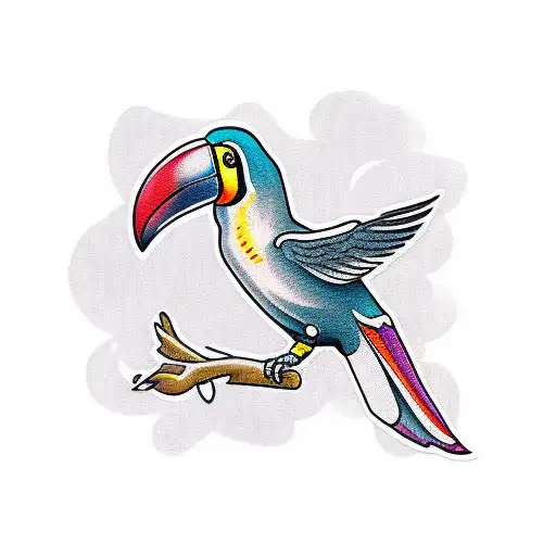 toucan tattoo design idea