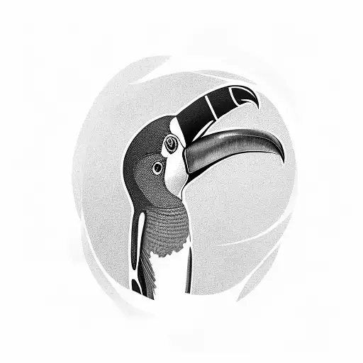 toucan tattoo design idea