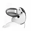 toucan tattoo design idea