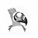 toucan tattoo design idea