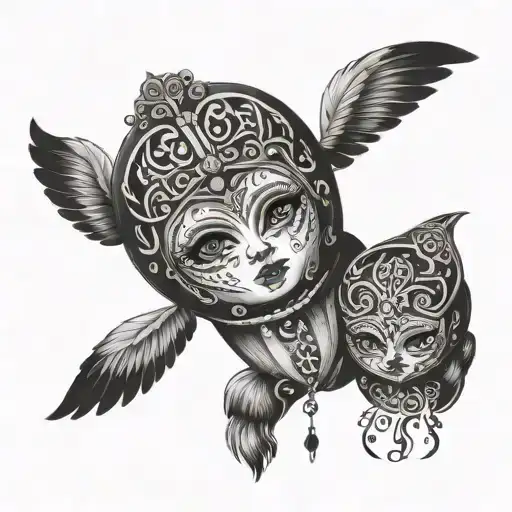 Something South African and something russian doll like to compliment tattoo design idea