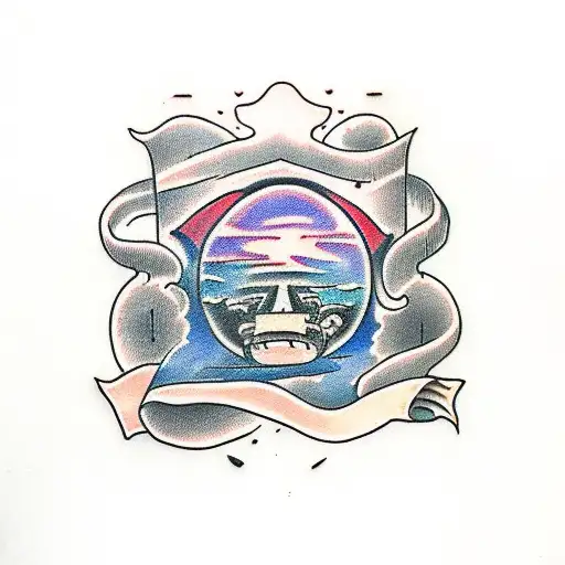 representation of balance between emotion and reason tattoo design idea