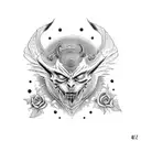 Beelzebub tattoo design idea
