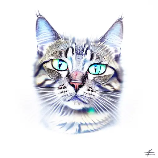 schrodinger's cat tattoo design idea