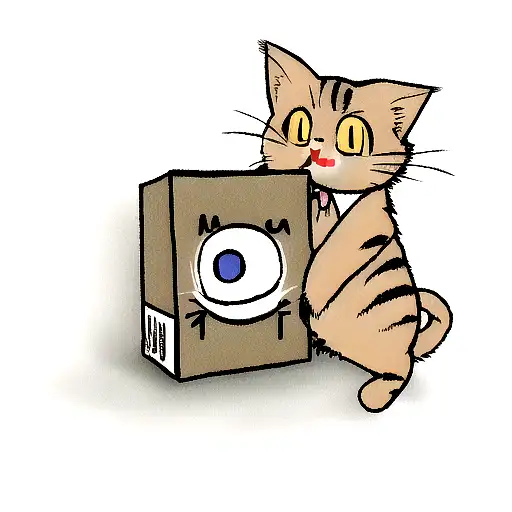 schrodinger's cat tattoo design idea