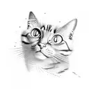 schrodinger's cat tattoo design idea