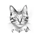 schrodinger's cat tattoo design idea
