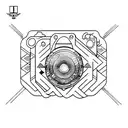 color spectrum prism camera sensor belgium tattoo design idea