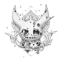 Mimikyu tattoo design idea