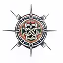 celtic ritual tattoo design idea