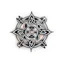 celtic ritual tattoo design idea