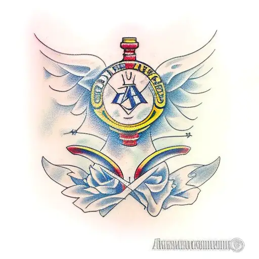 Andrews name in forearm tattoo design idea