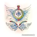 Andrews name in forearm tattoo design idea