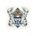 Andrews name in forearm tattoo design idea