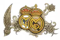 real madrid tattoo design idea