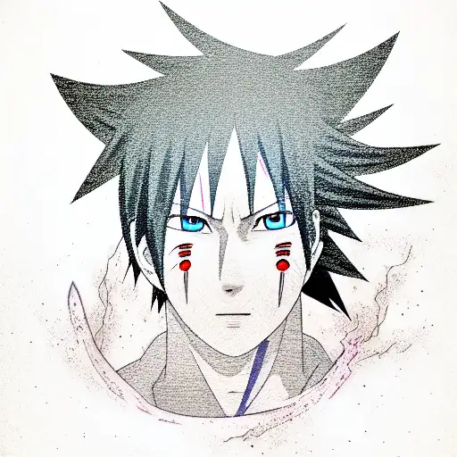sasuke uchiha tattoo design idea