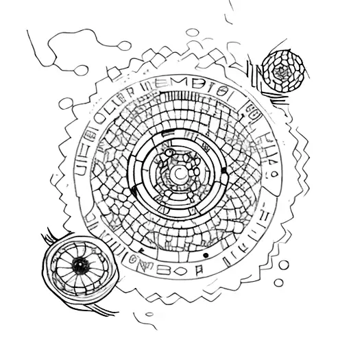 doctor who tardis van gogh  tattoo design idea