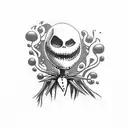 jack skellington  tattoo design idea