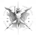the history of icarus and daedalus since the labirynthun until the fall tattoo design idea